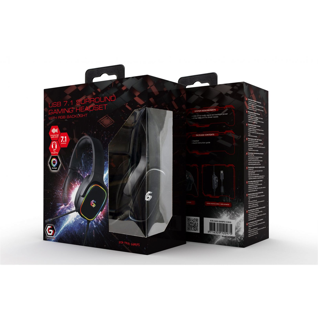 GMB Gaming USB 7.1 Surround  Gaming Headset