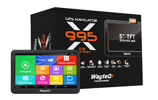 WayteQ X995 Navigáció felújitott